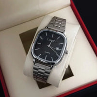 Casio Watch Silver + Black – كاسيو